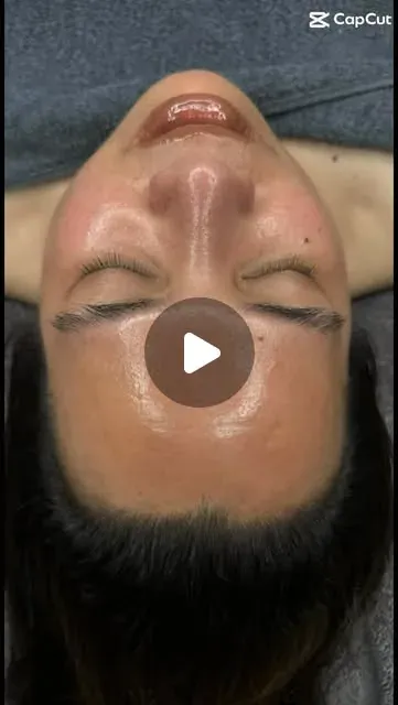 A client's glowing skin during Jo's contour massage
